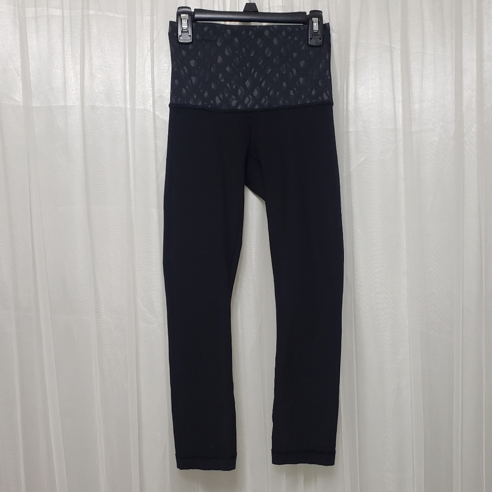 Lululemon Sz 2 Wunder Under Hi-Rise Crop 21" - Picture 2 of 12